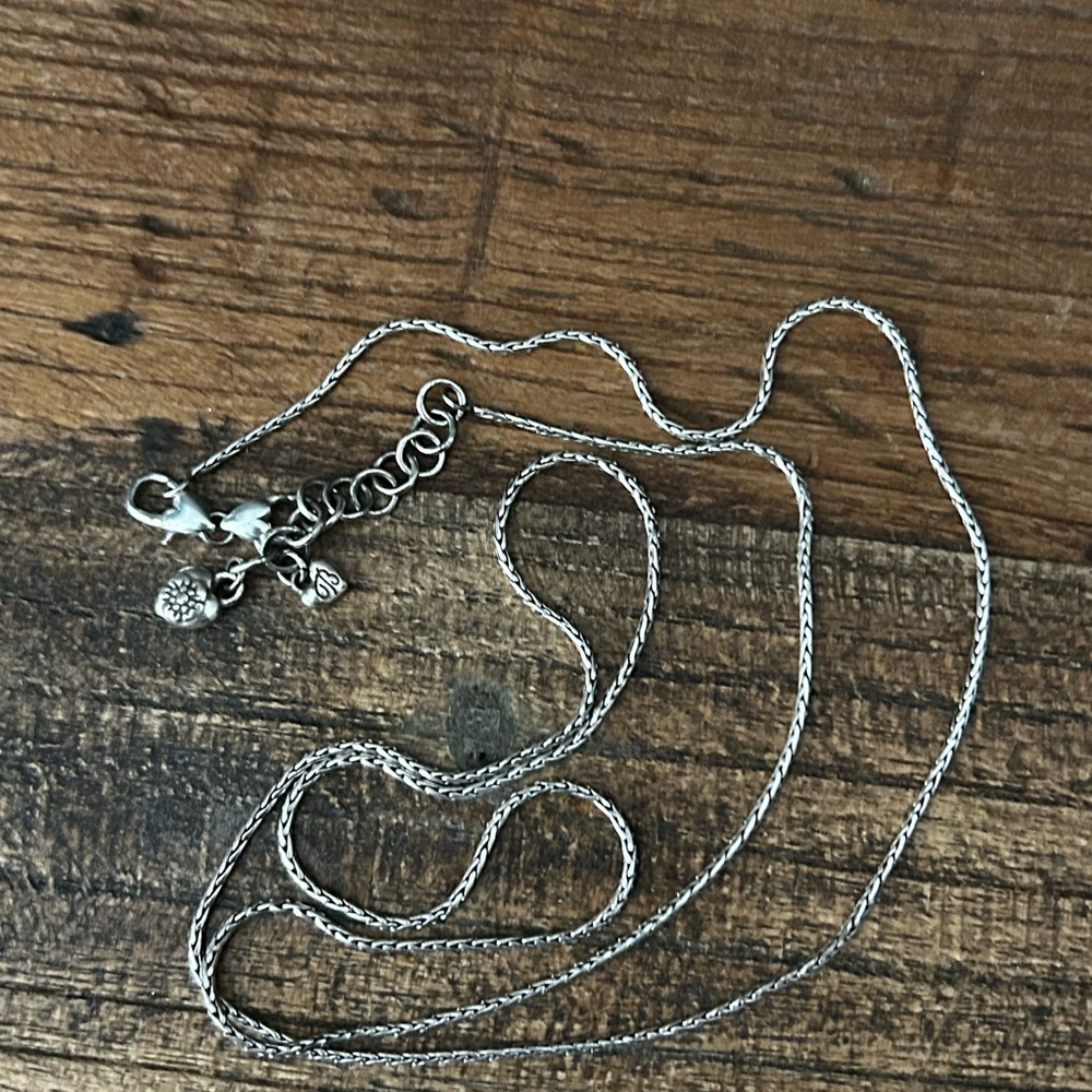 18” Brighton Silver Twisted Chain Necklace